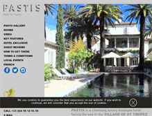 Tablet Screenshot of pastis-st-tropez.com